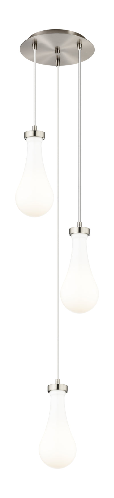 Downtown Urban Multi Pendant Brushed Brass