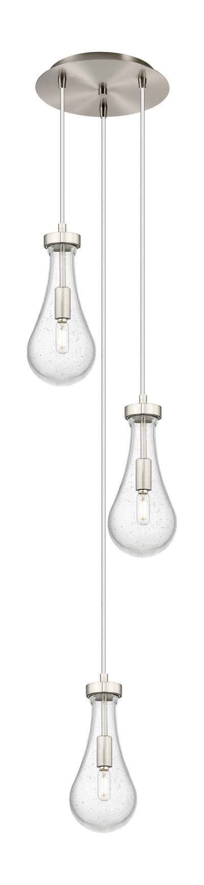 Downtown Urban Multi Pendant Brushed Brass