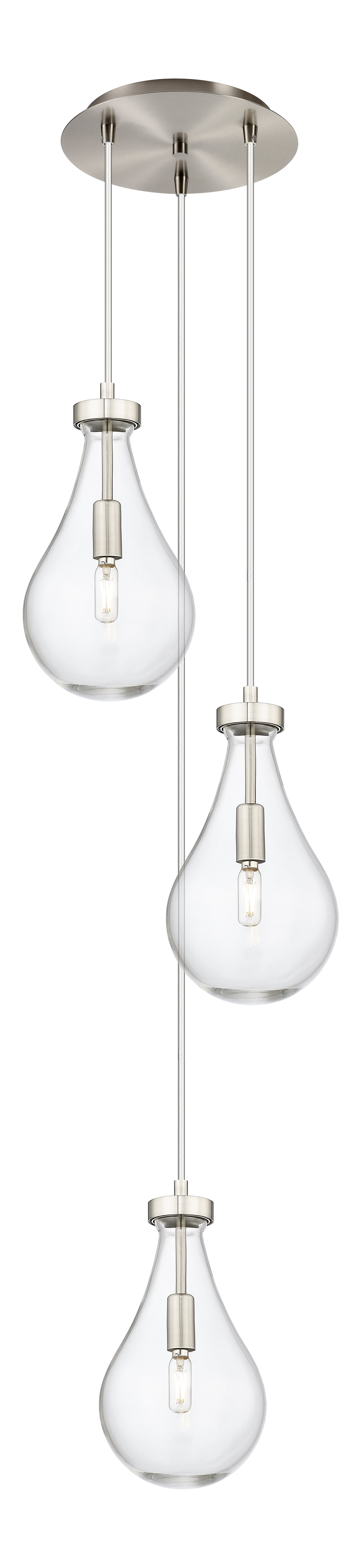 Downtown Urban Multi Pendant Brushed Brass