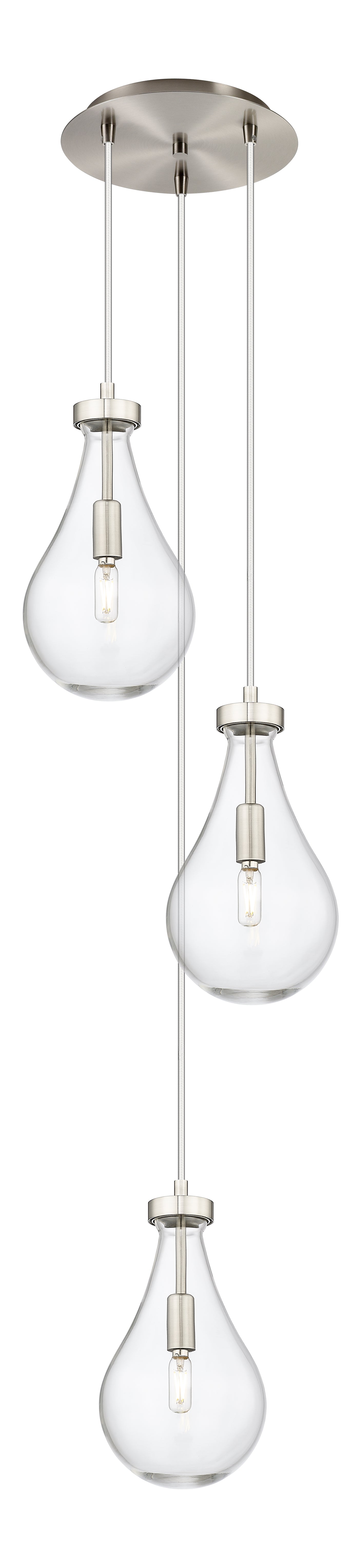 Downtown Urban Multi Pendant Brushed Brass