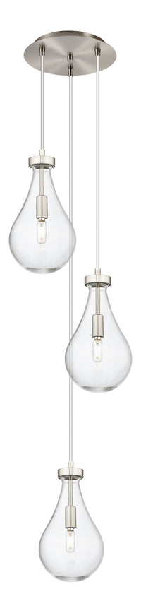 Downtown Urban Multi Pendant Brushed Brass
