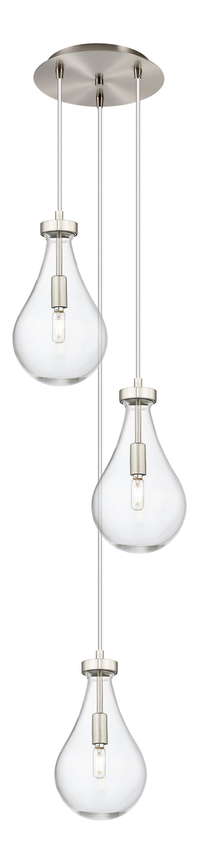 Downtown Urban Multi Pendant Brushed Brass