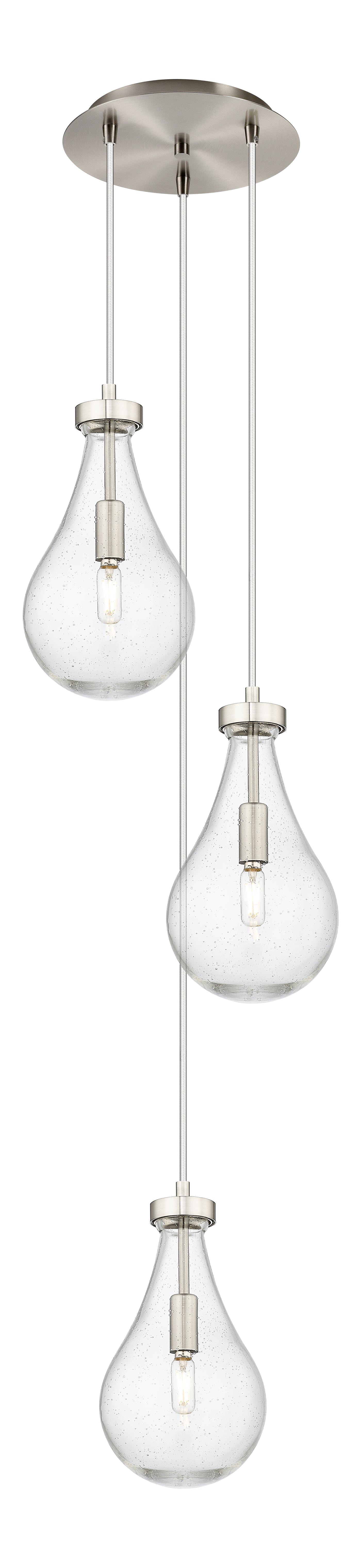 Downtown Urban Multi Pendant Brushed Brass