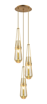 Downtown Urban Multi Pendant Brushed Brass