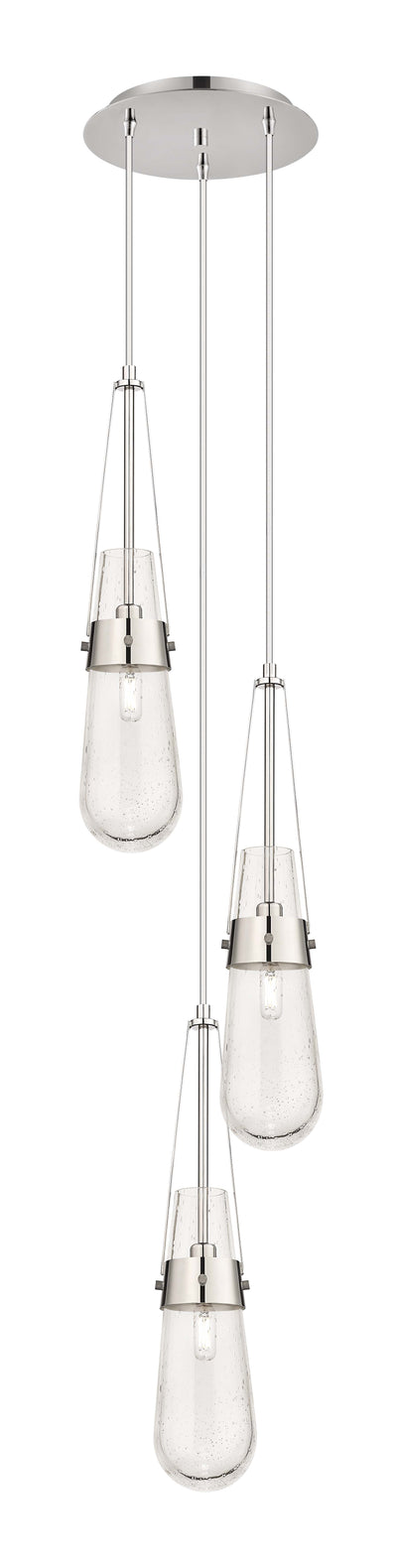 Downtown Urban Multi Pendant Brushed Brass