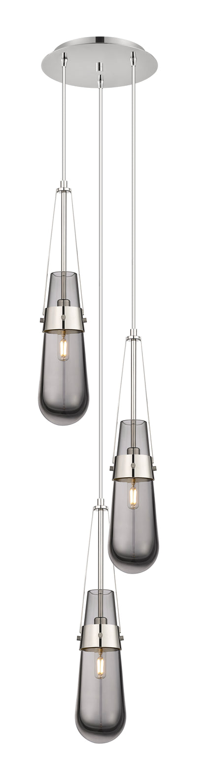 Downtown Urban Multi Pendant Brushed Brass