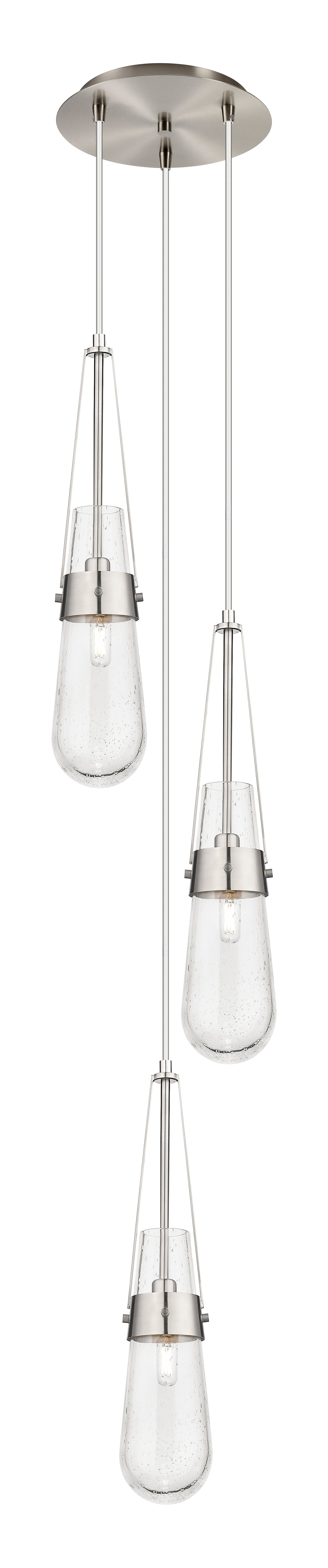 Downtown Urban Multi Pendant Brushed Brass
