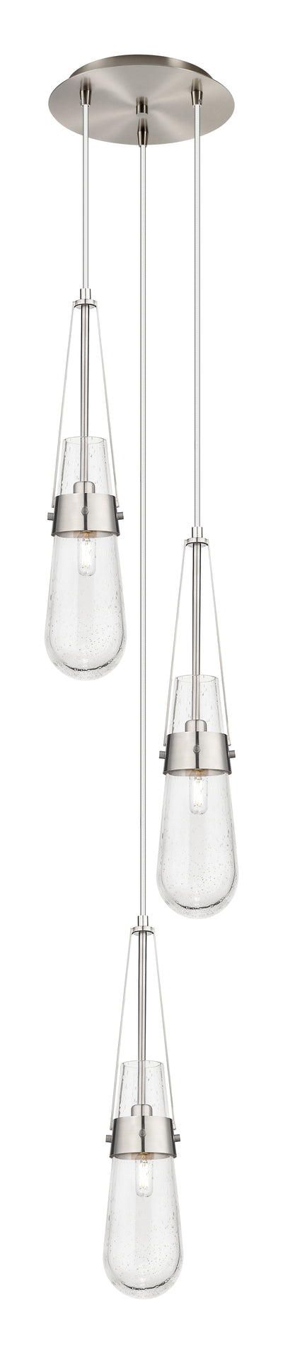 Downtown Urban Multi Pendant Brushed Brass