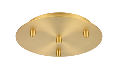 Custom Cord Multi Port Canopy Antique Brass