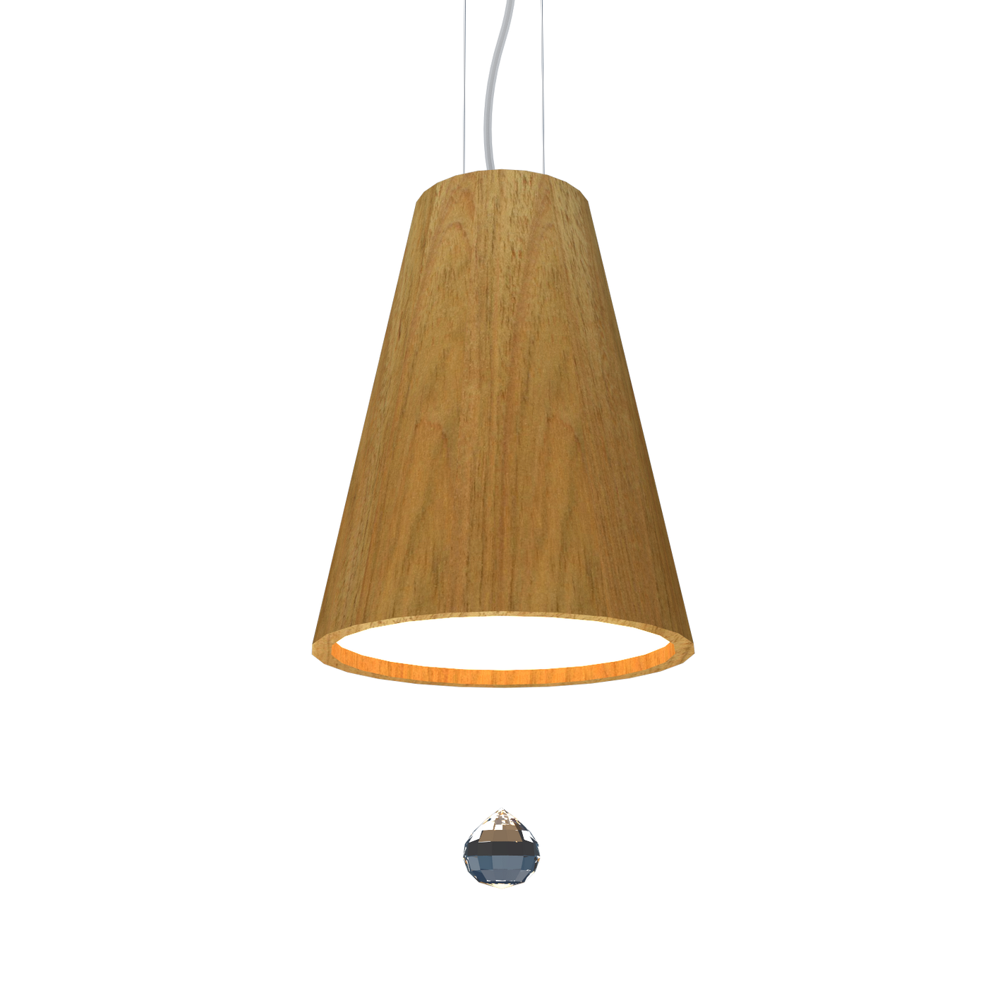 9.84'' Handcrafted Conical LED Accord Pendant Light