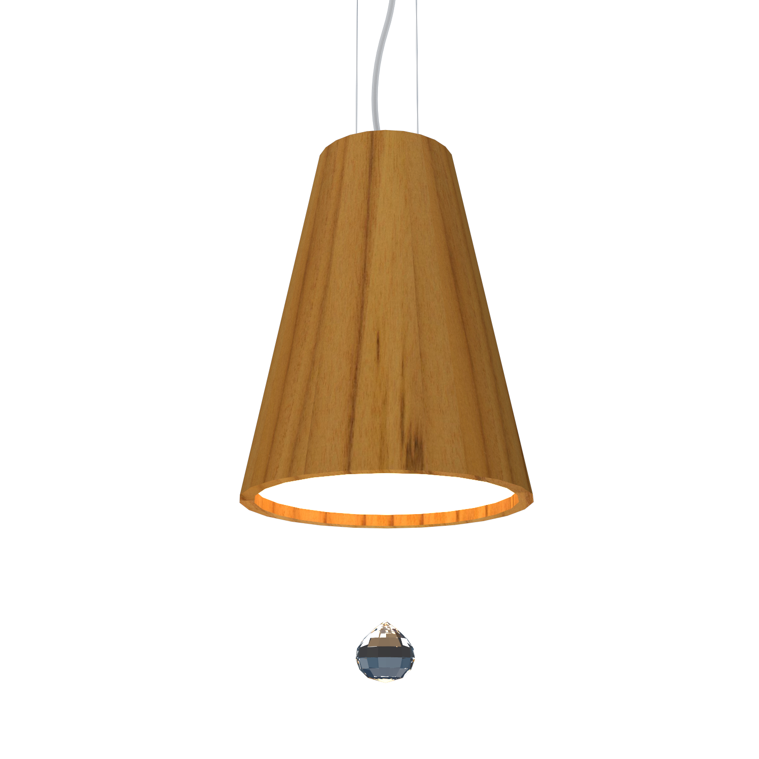 9.84'' Handcrafted Conical LED Accord Pendant Light