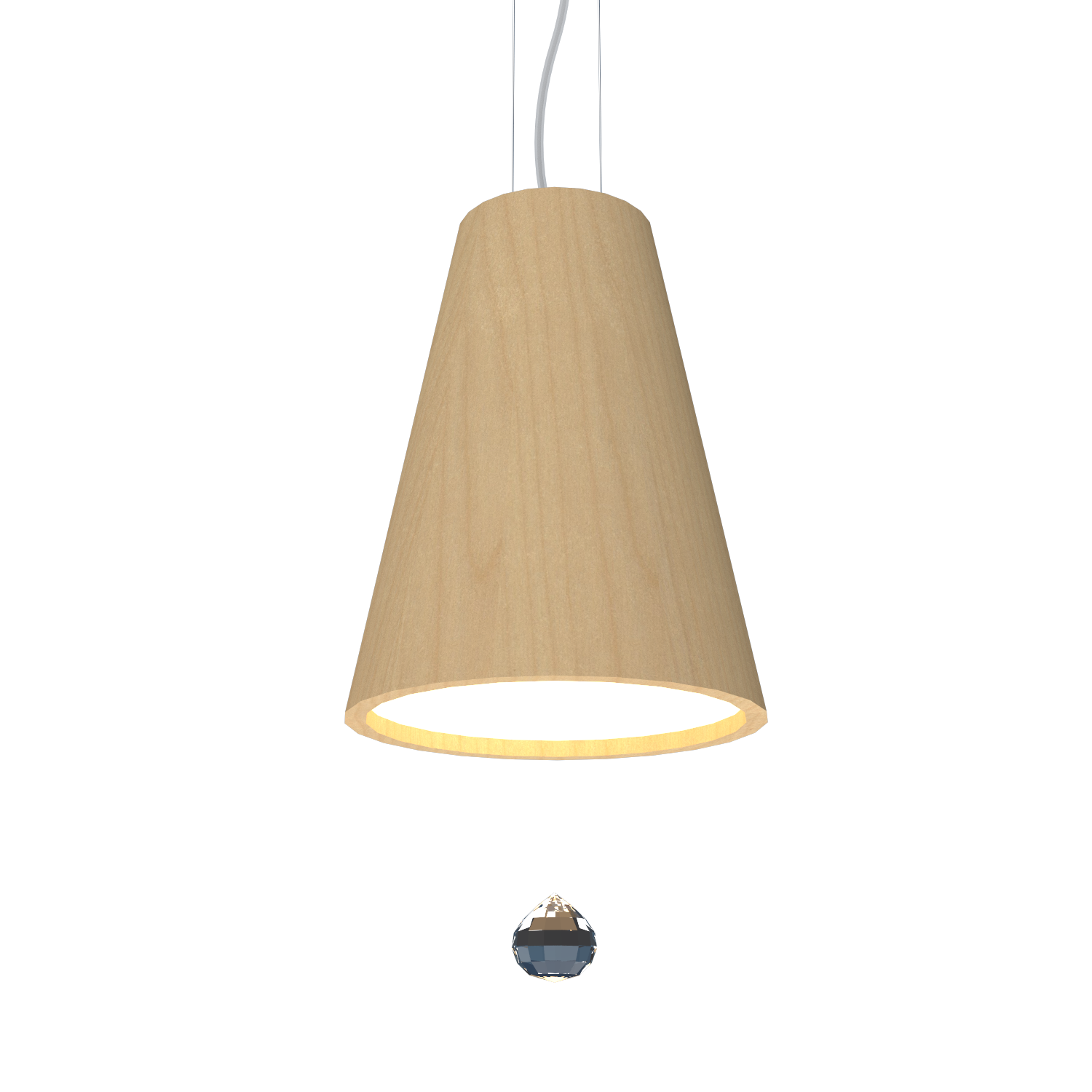 9.84'' Minimalist Conical Accord Pendant Light
