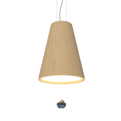 9.84'' Handcrafted Conical LED Accord Pendant Light