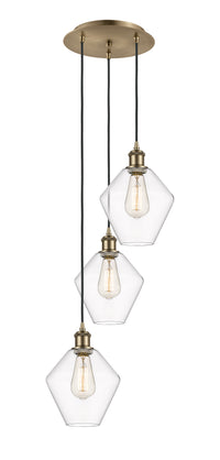 Ballston Multi Pendant Antique Brass Dimmable