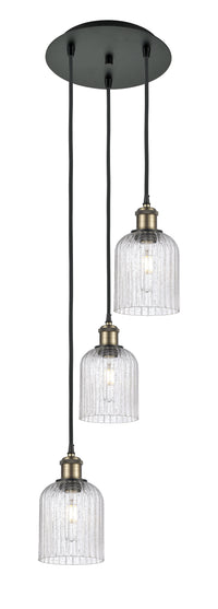 Ballston Multi Pendant Antique Brass Finish