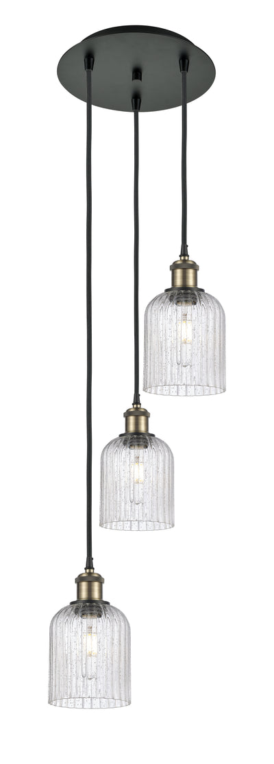 Ballston Multi Pendant Antique Brass Finish
