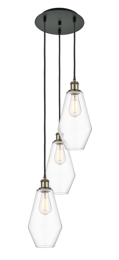 Ballston Multi Pendant Cast Brass Antique