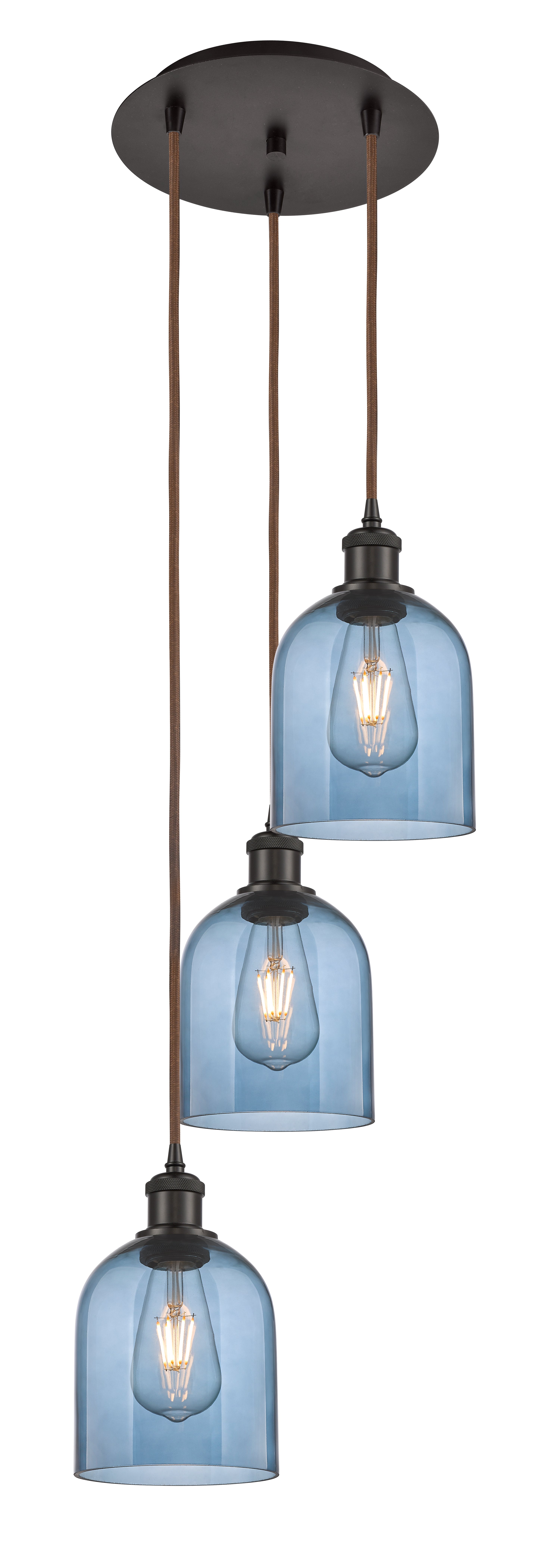 Ballston Multi Pendant Antique Brass Finish