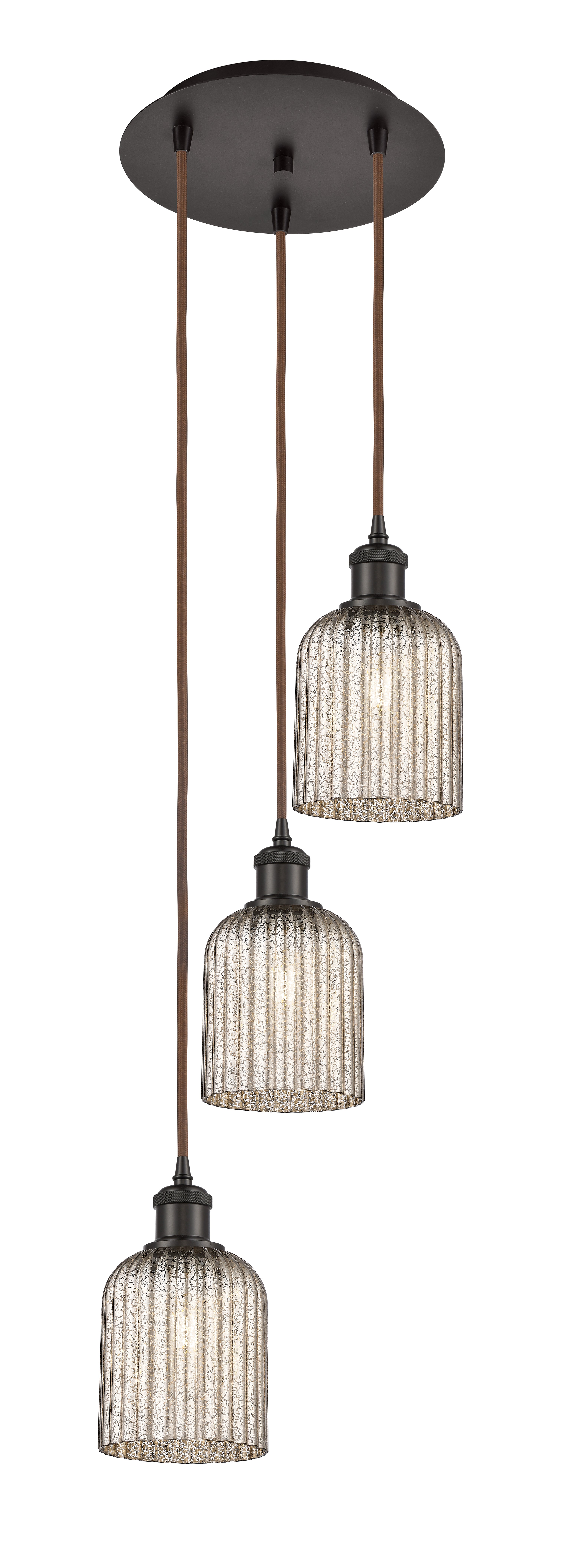 Ballston Multi Pendant Antique Brass Finish