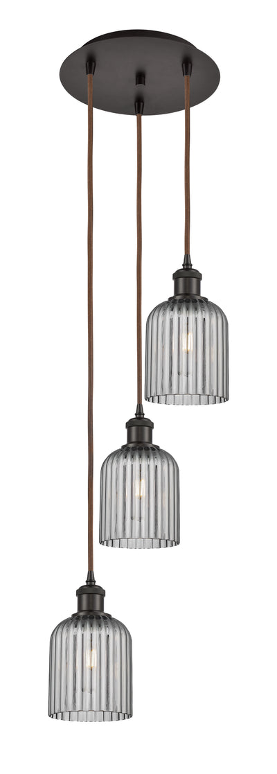 Ballston Multi Pendant Antique Brass Finish