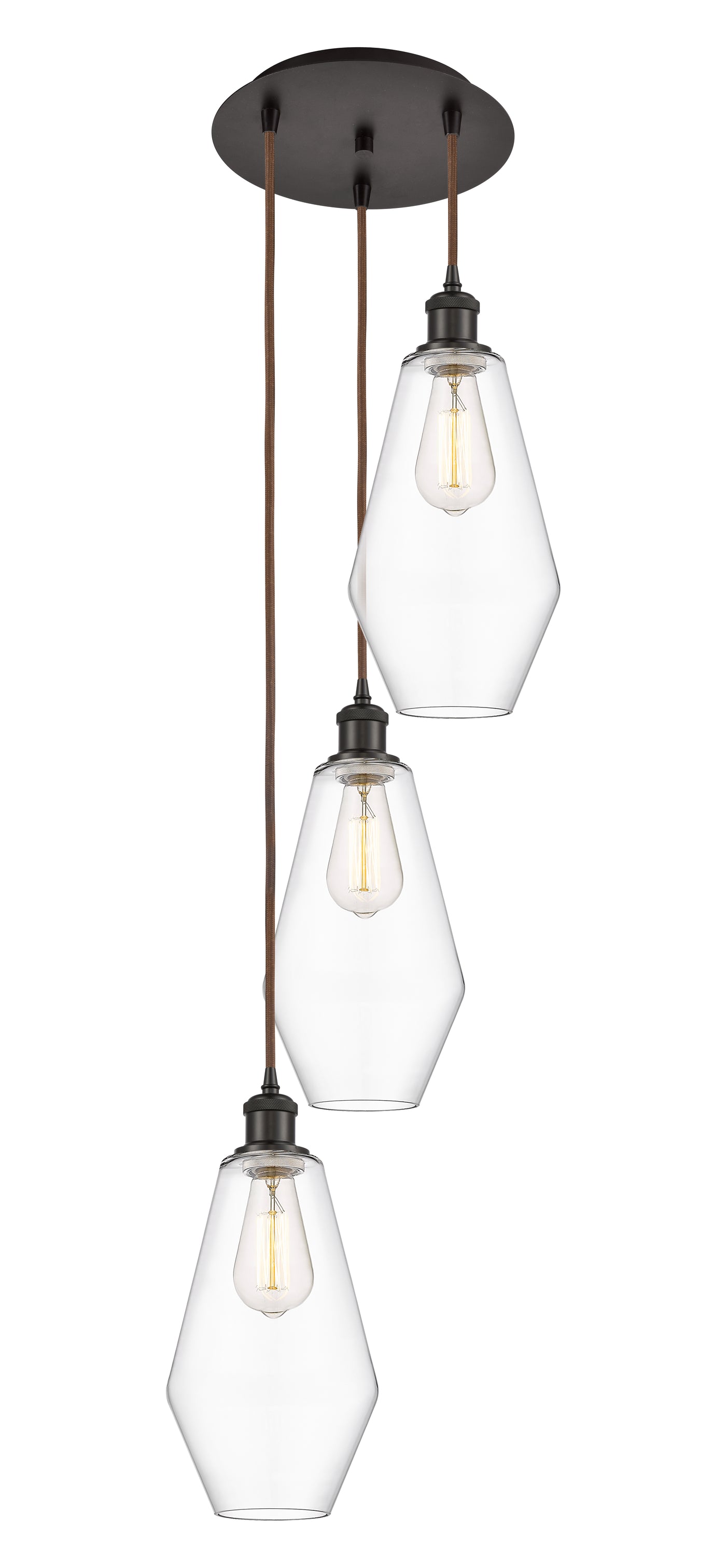 Ballston Multi Pendant Cast Brass Antique