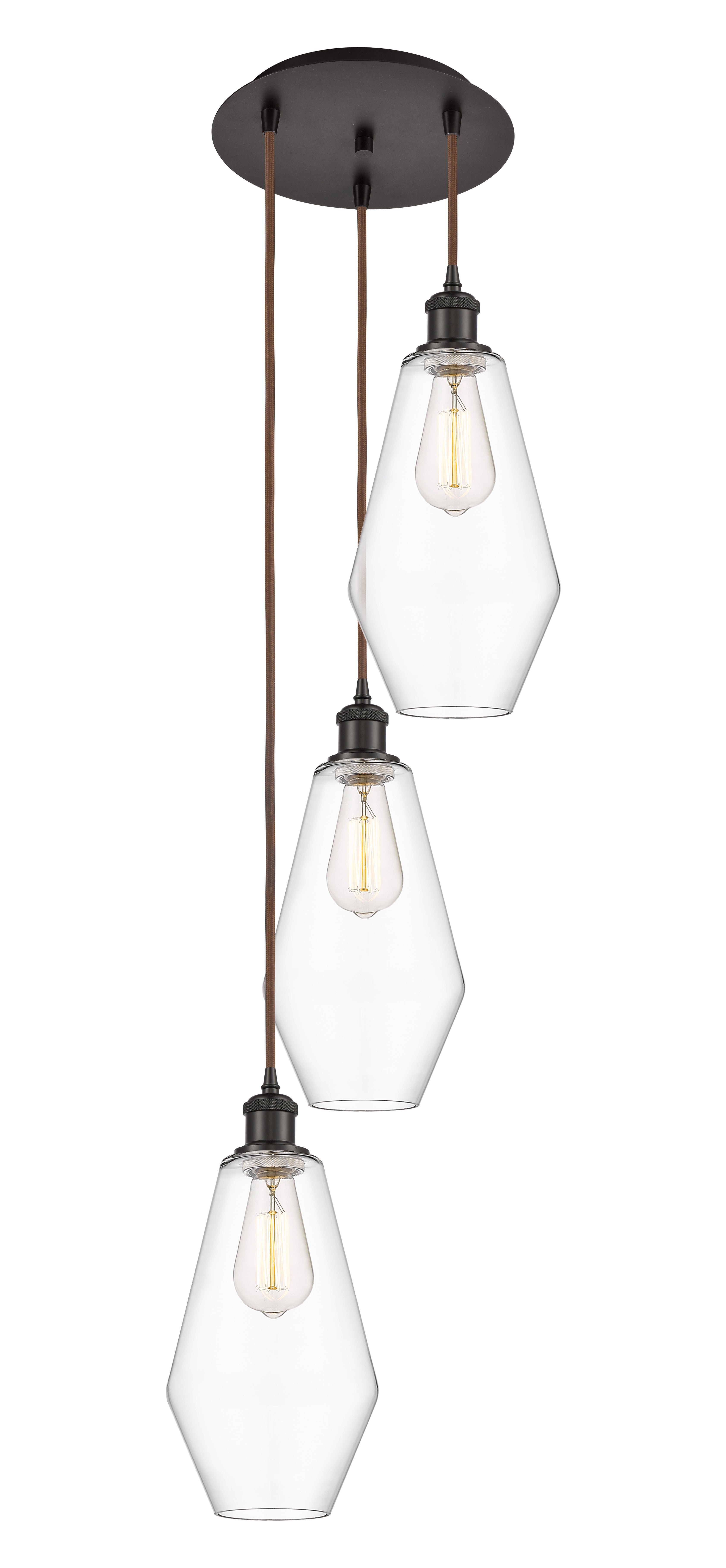 Ballston Multi Pendant Cast Brass Antique