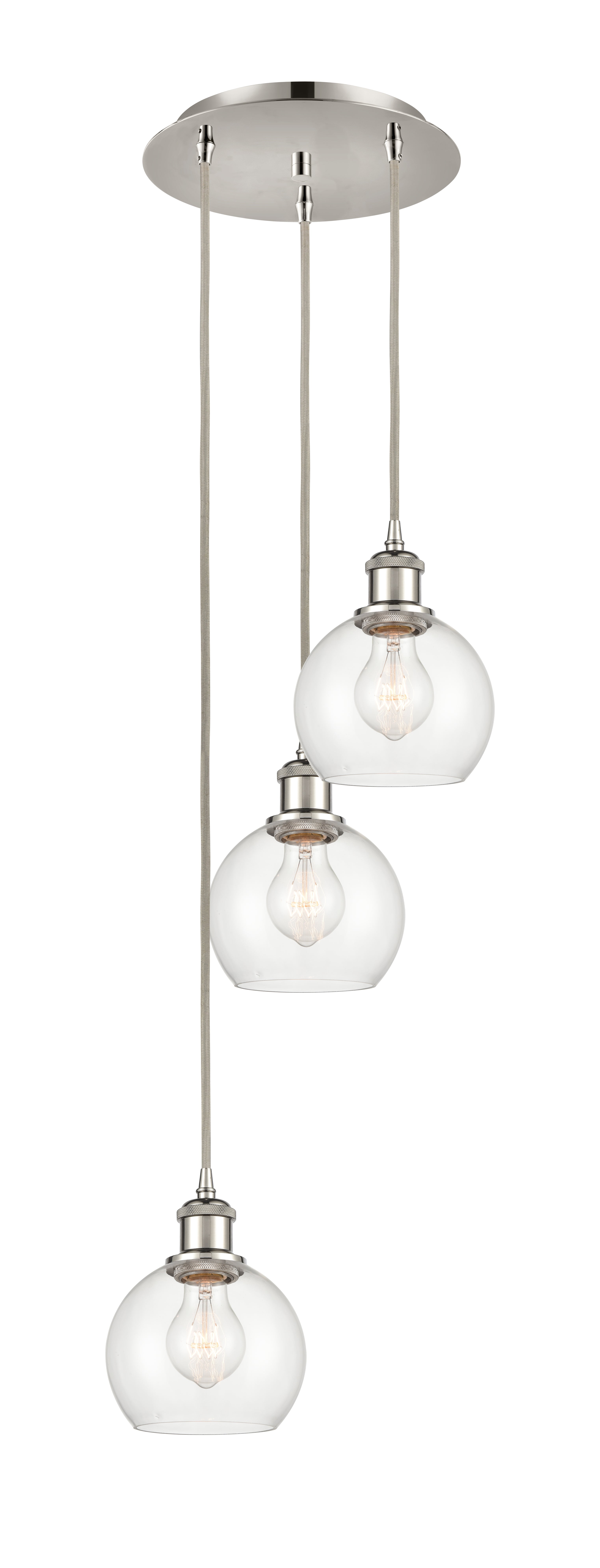 Ballston Multi Pendant Antique Brass