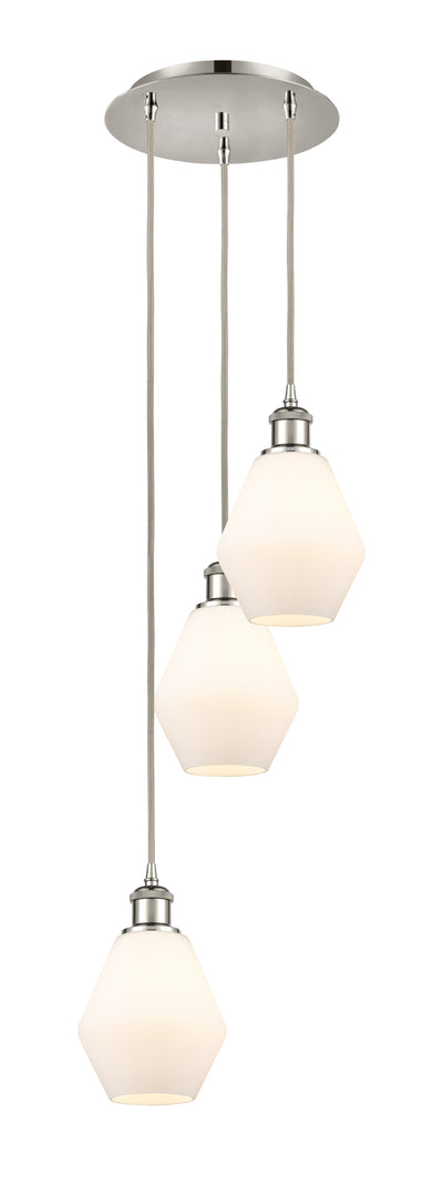 Ballston Multi Pendant Antique Brass Glass