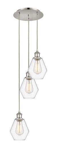 Ballston Multi Pendant Antique Brass Glass