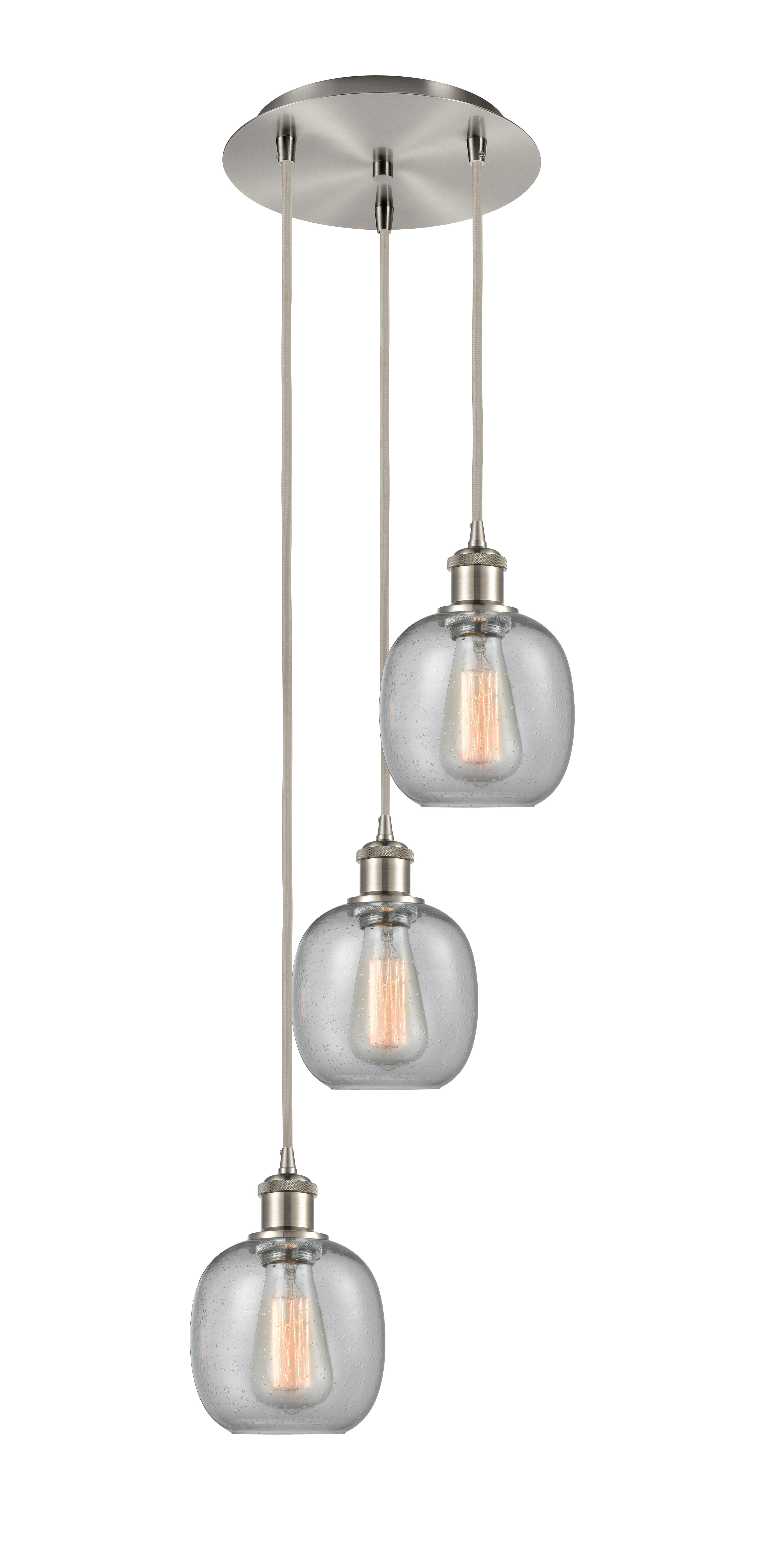 Ballston Multi Pendant Antique Brass Finish