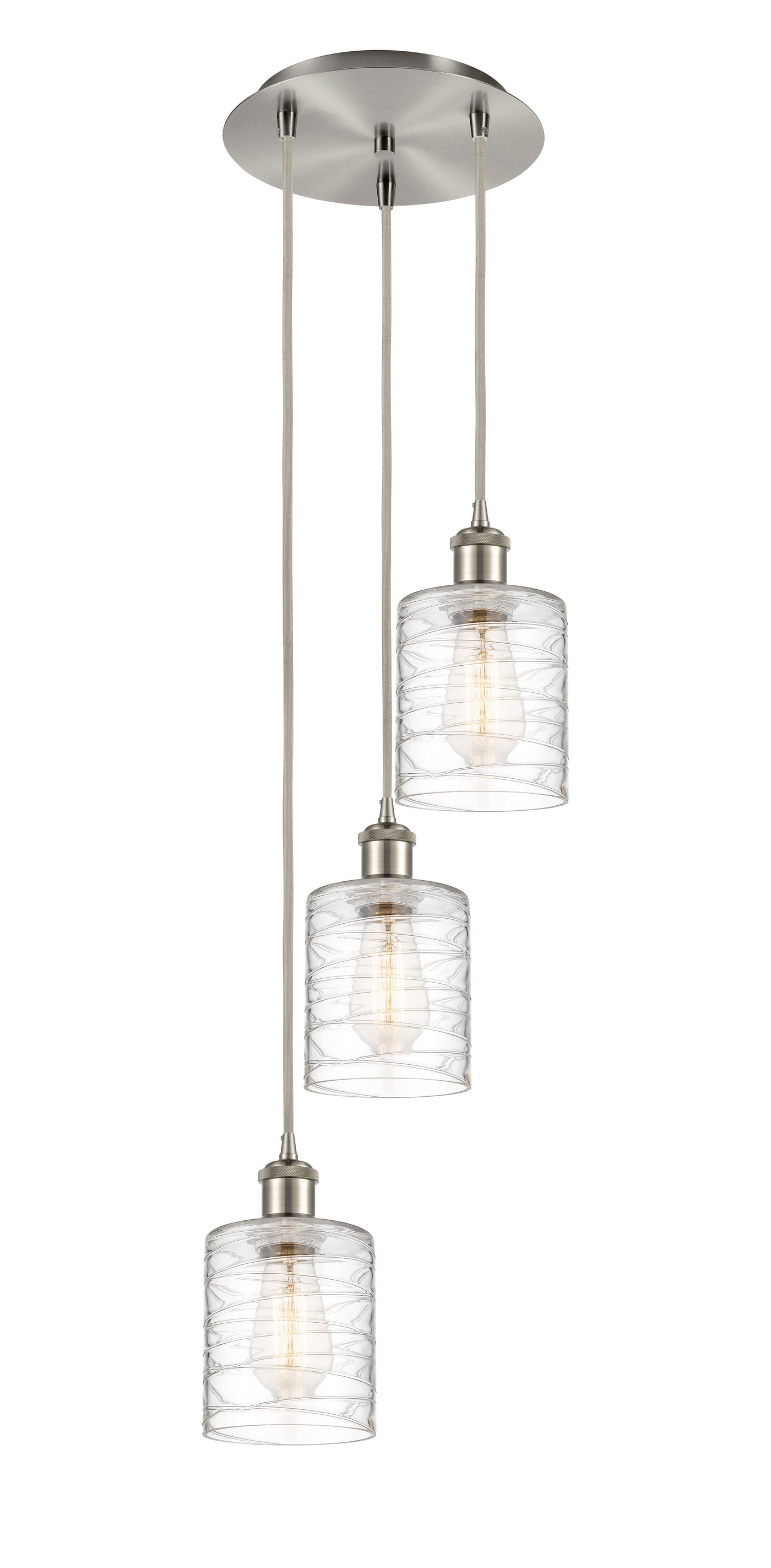 Ballston Multi Pendant Cast Brass Finish