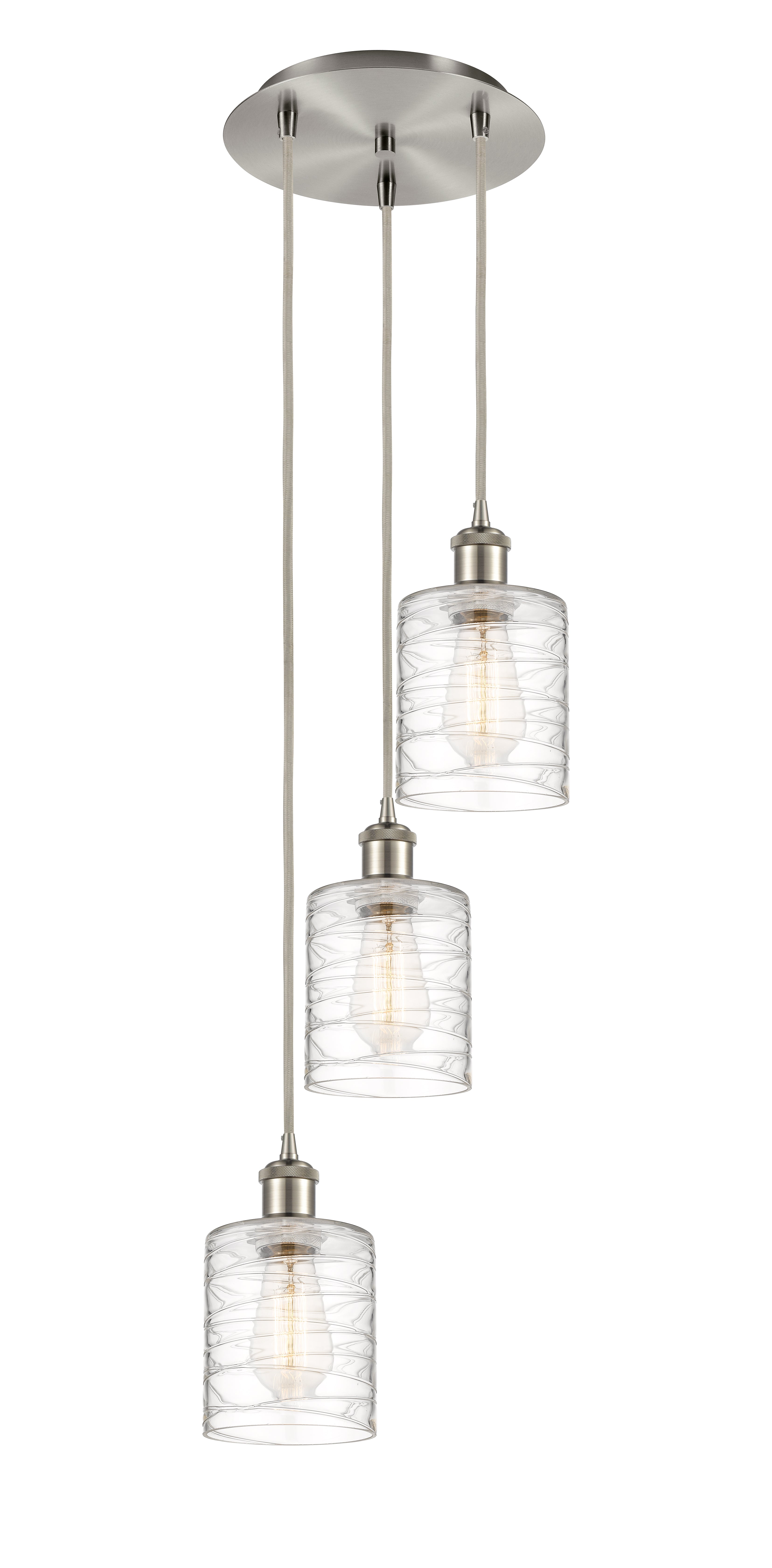 Ballston Multi Pendant Cast Brass Finish