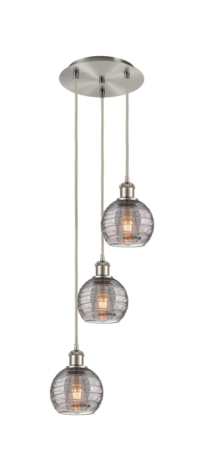 Ballston Multi Pendant Antique Brass Finish