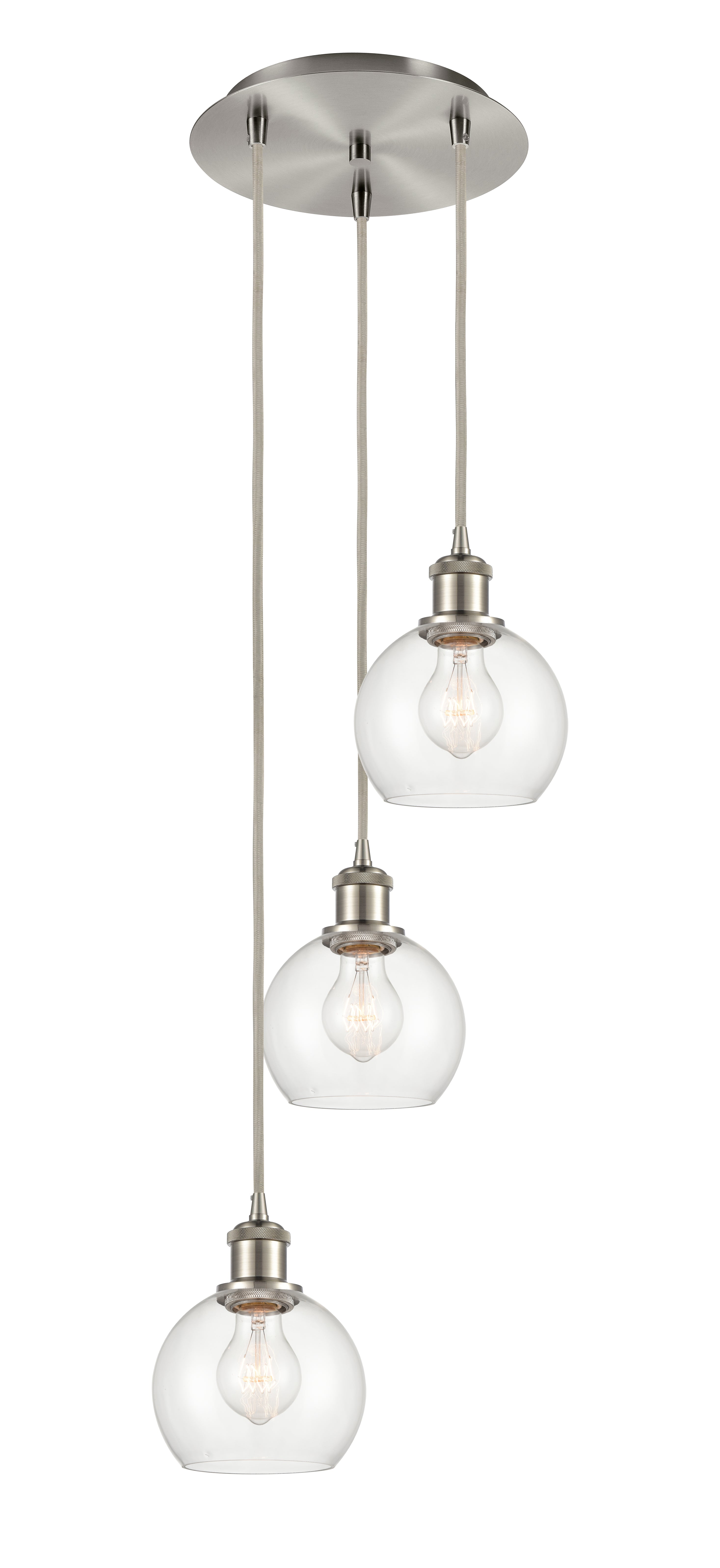 Ballston Multi Pendant Antique Brass