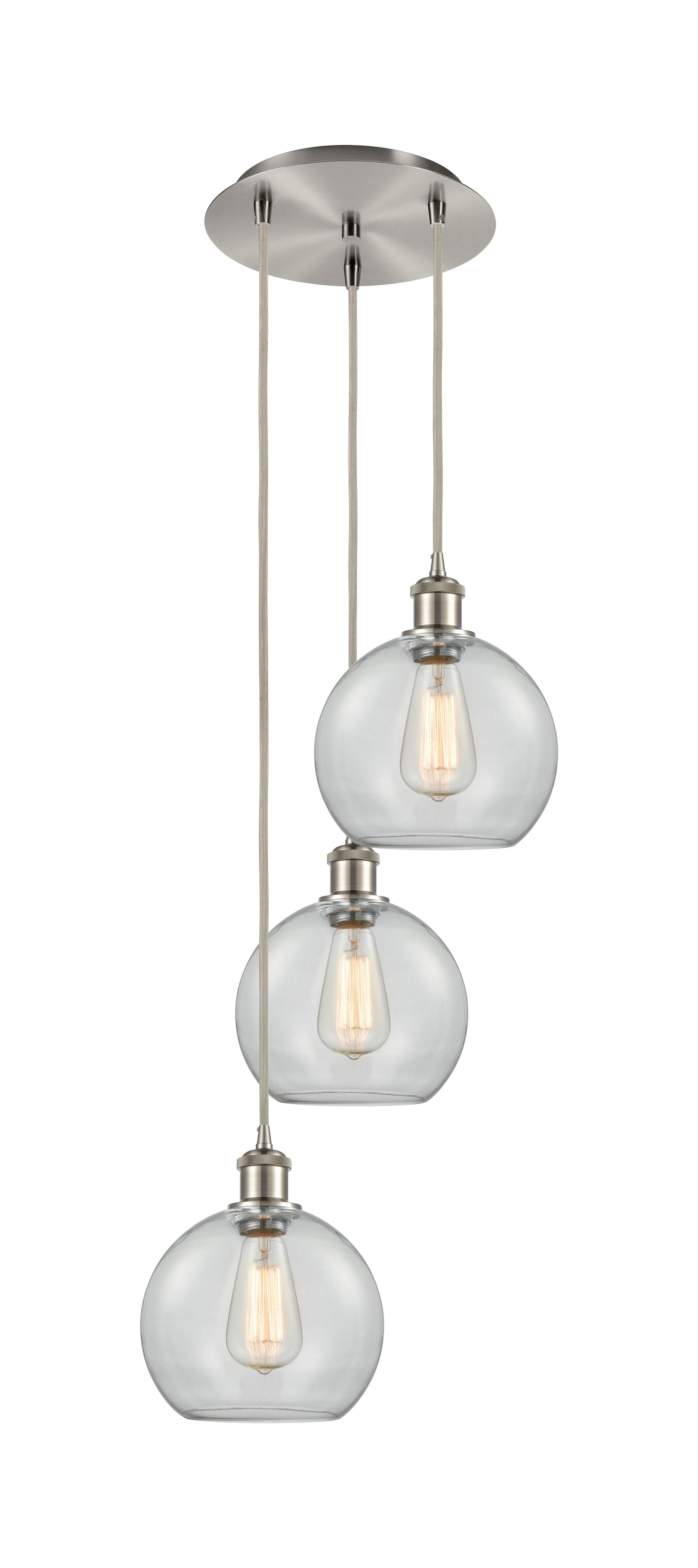 Ballston Multi Pendant Antique Brass Finish
