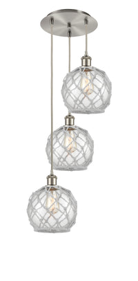 Ballston Multi Pendant Antique Brass Finish