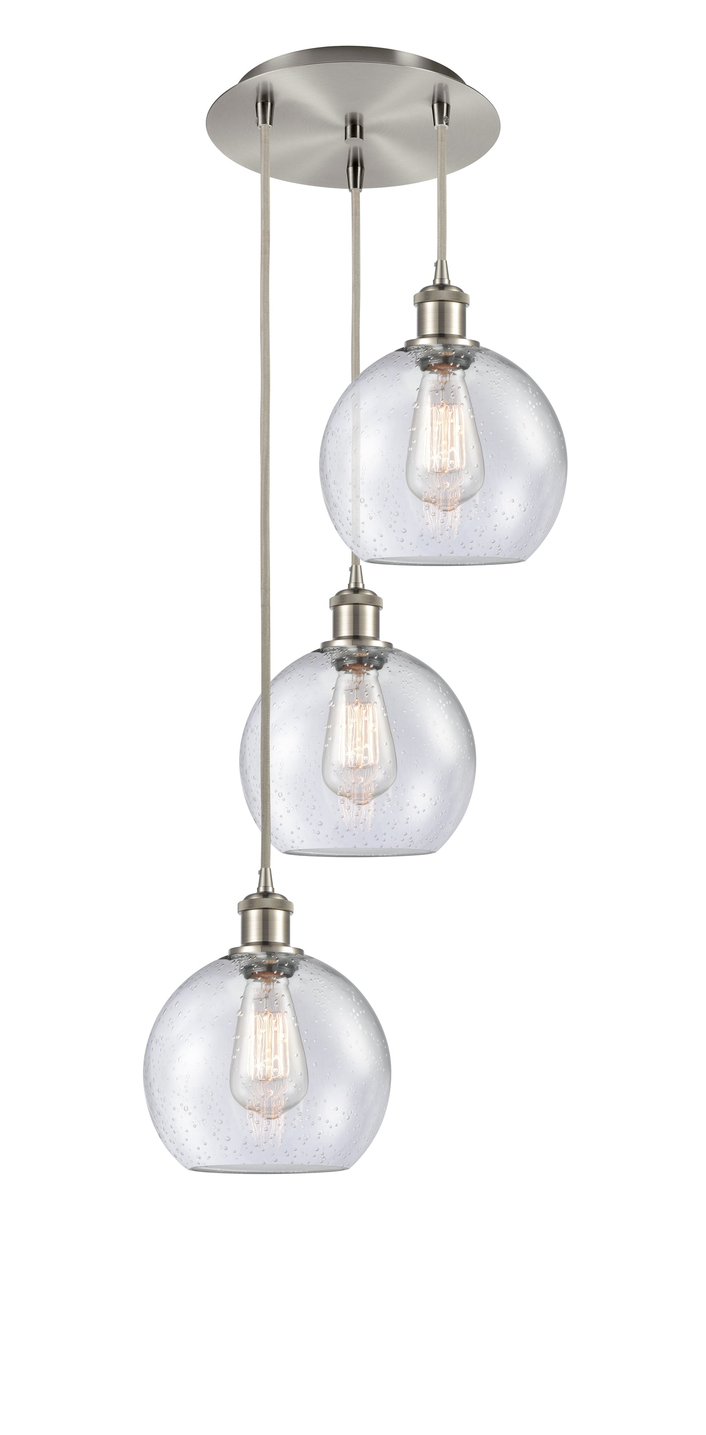 Ballston Multi Pendant Antique Brass Finish