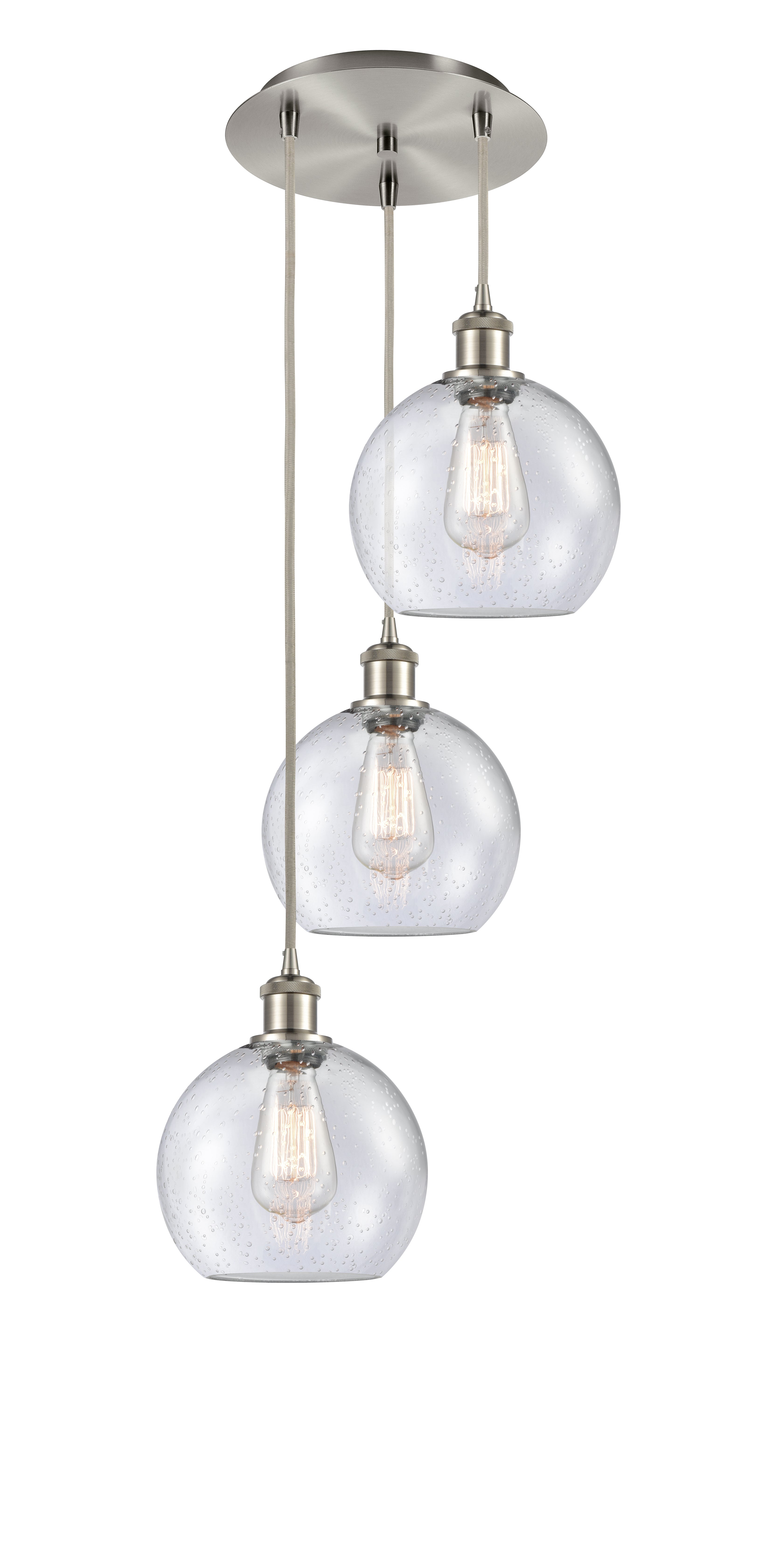 Ballston Multi Pendant Antique Brass Finish