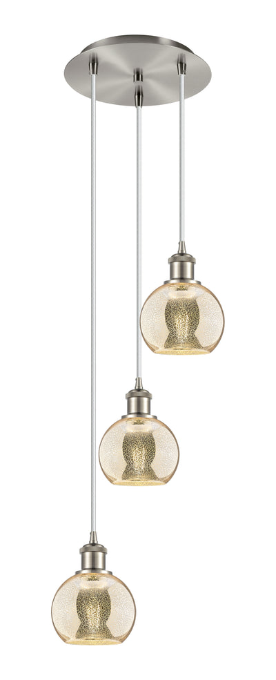 Ballston Multi Pendant Antique Brass