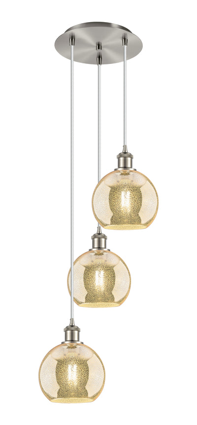 Ballston Multi Pendant Antique Brass Finish