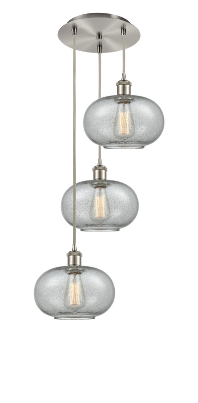 Ballston Multi Pendant Antique Brass Finish