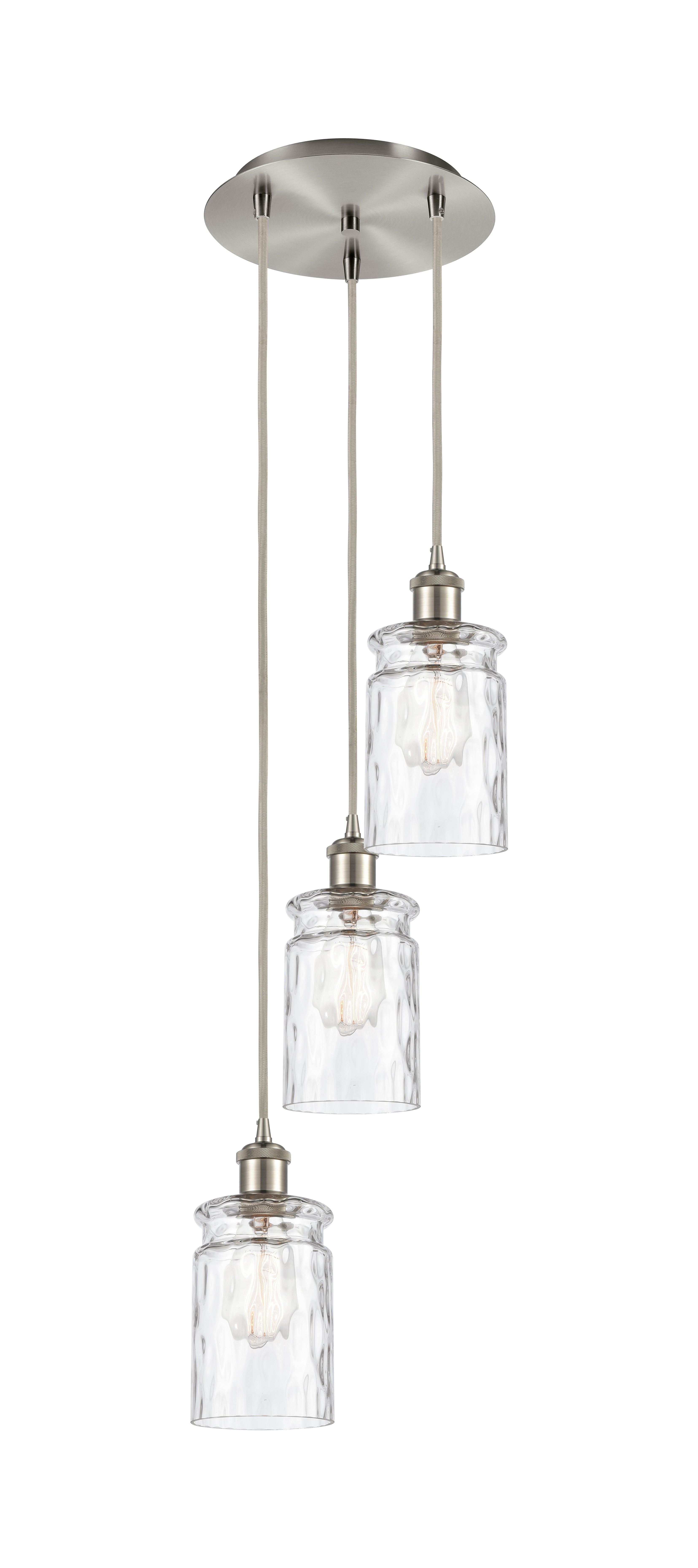 Ballston Multi Pendant Antique Brass Finish
