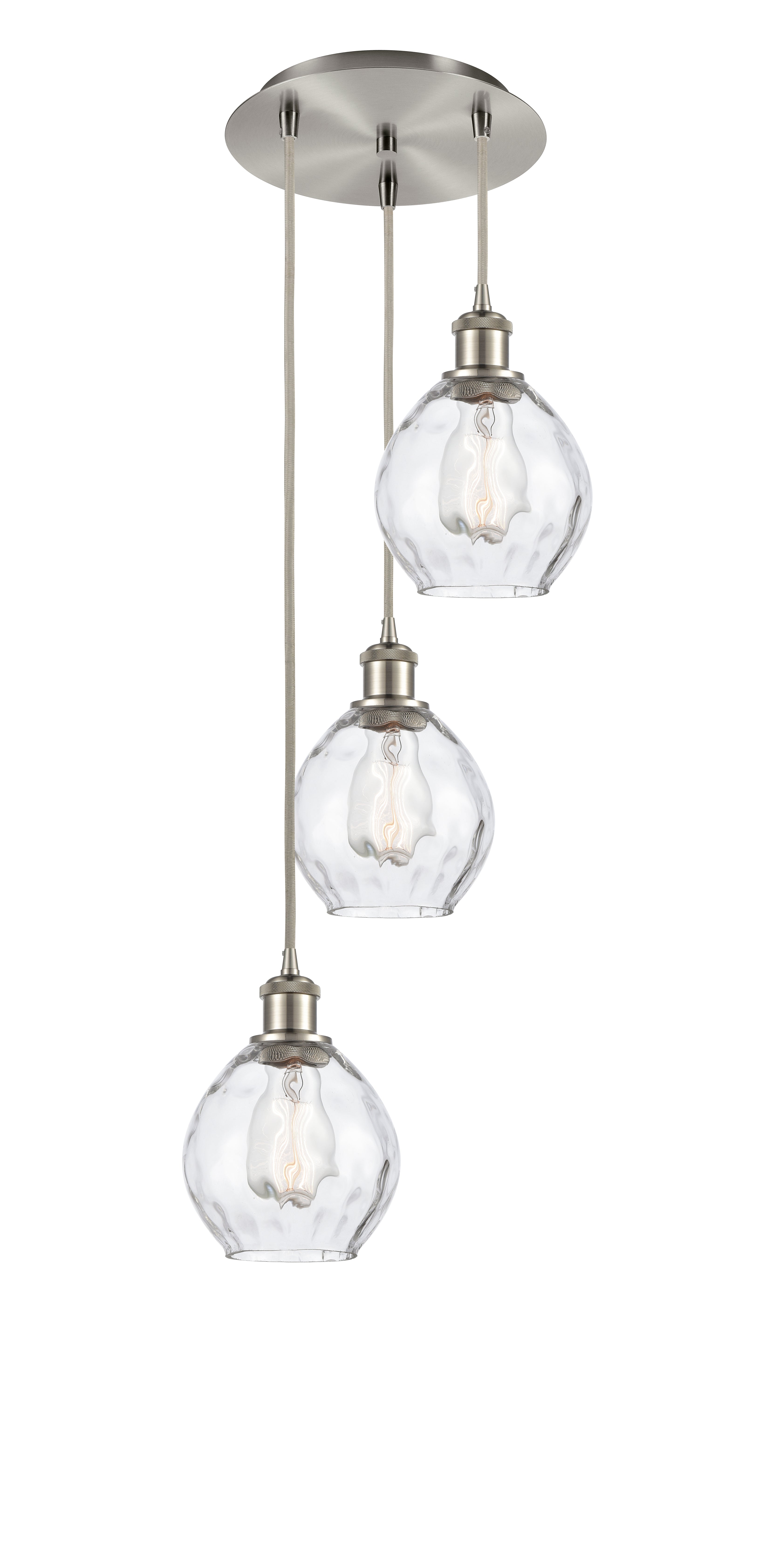 Ballston Multi Pendant Antique Brass Finish