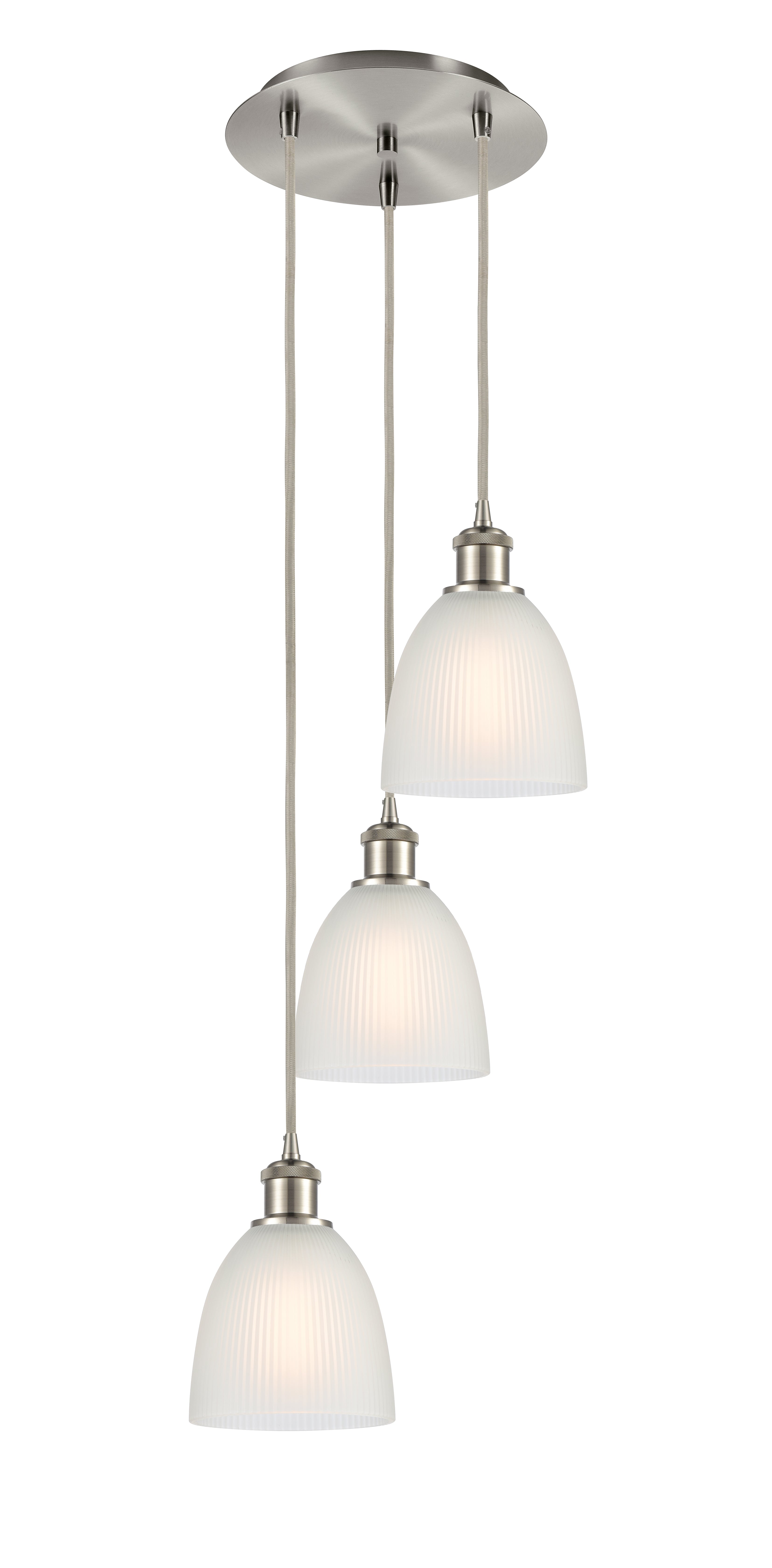 Ballston Multi Pendant Antique Brass Finish