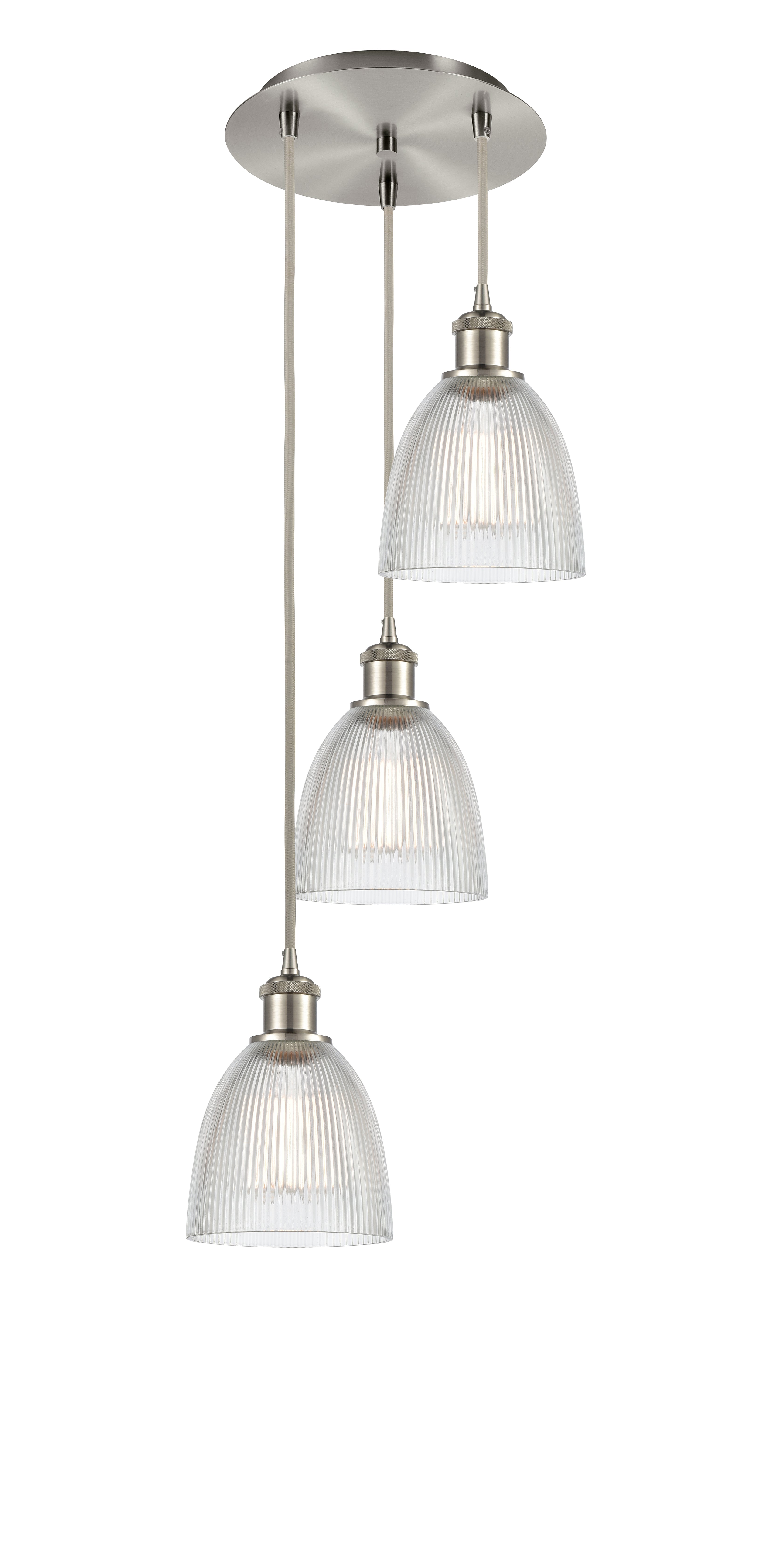 Ballston Multi Pendant Antique Brass Finish