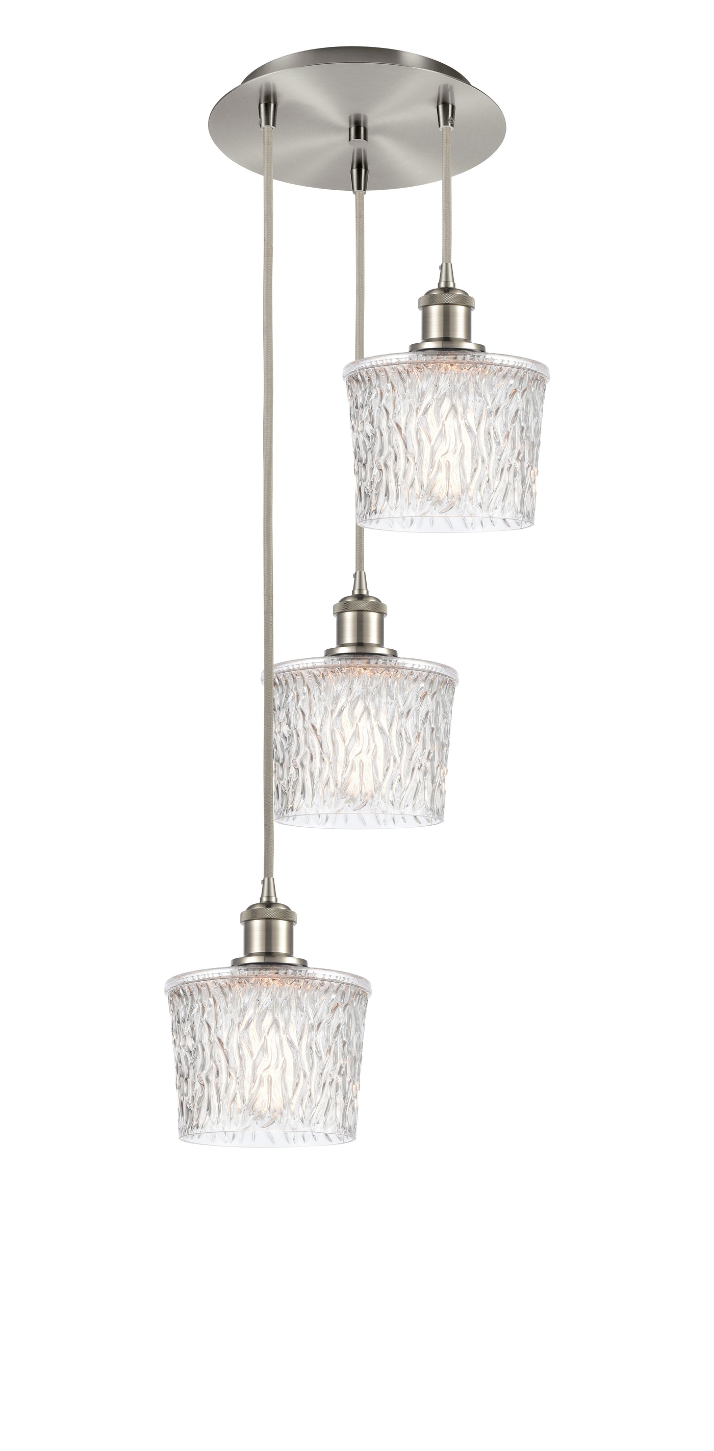 Ballston Multi Pendant Antique Brass Finish