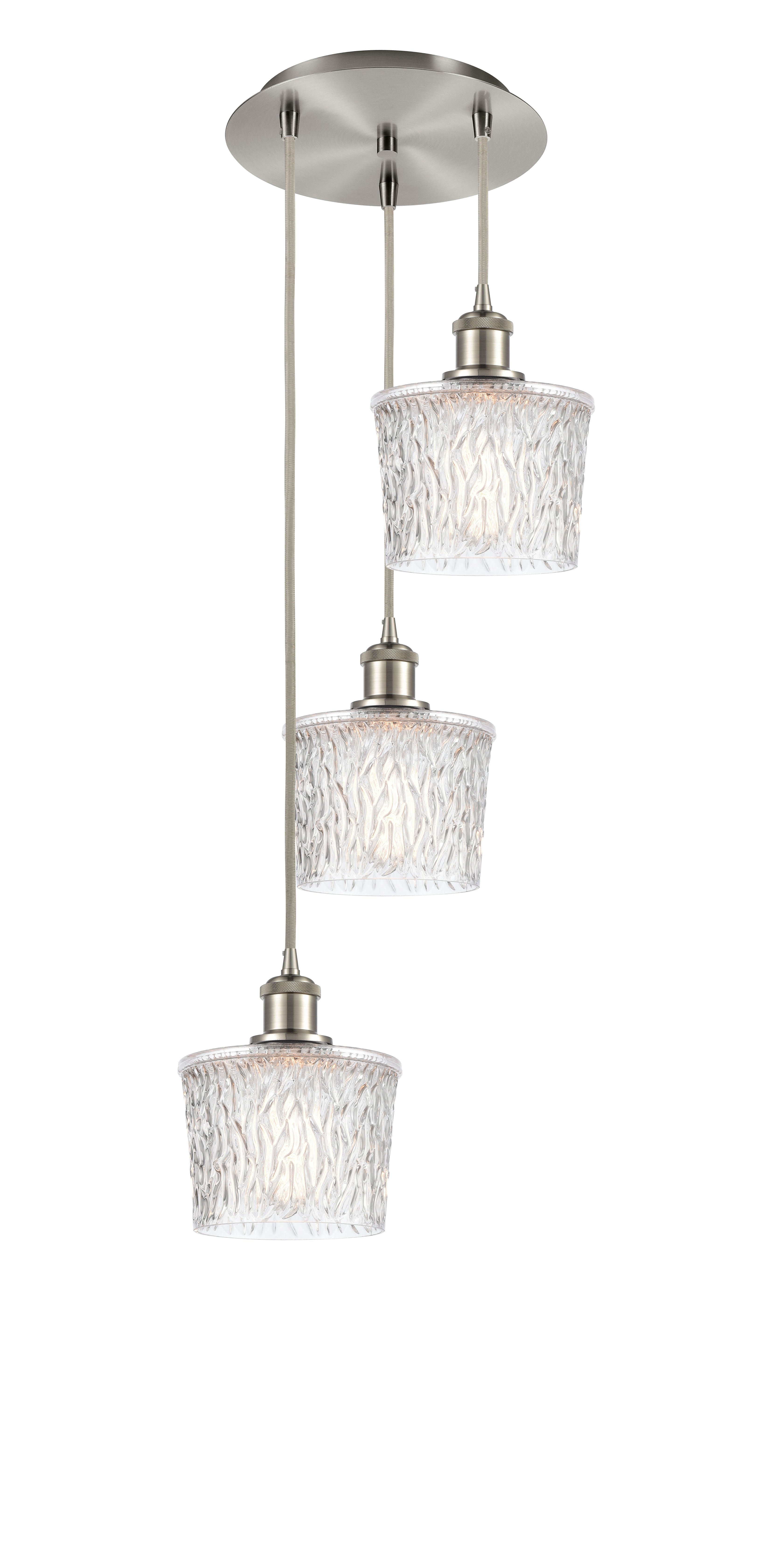 Ballston Multi Pendant Antique Brass Finish