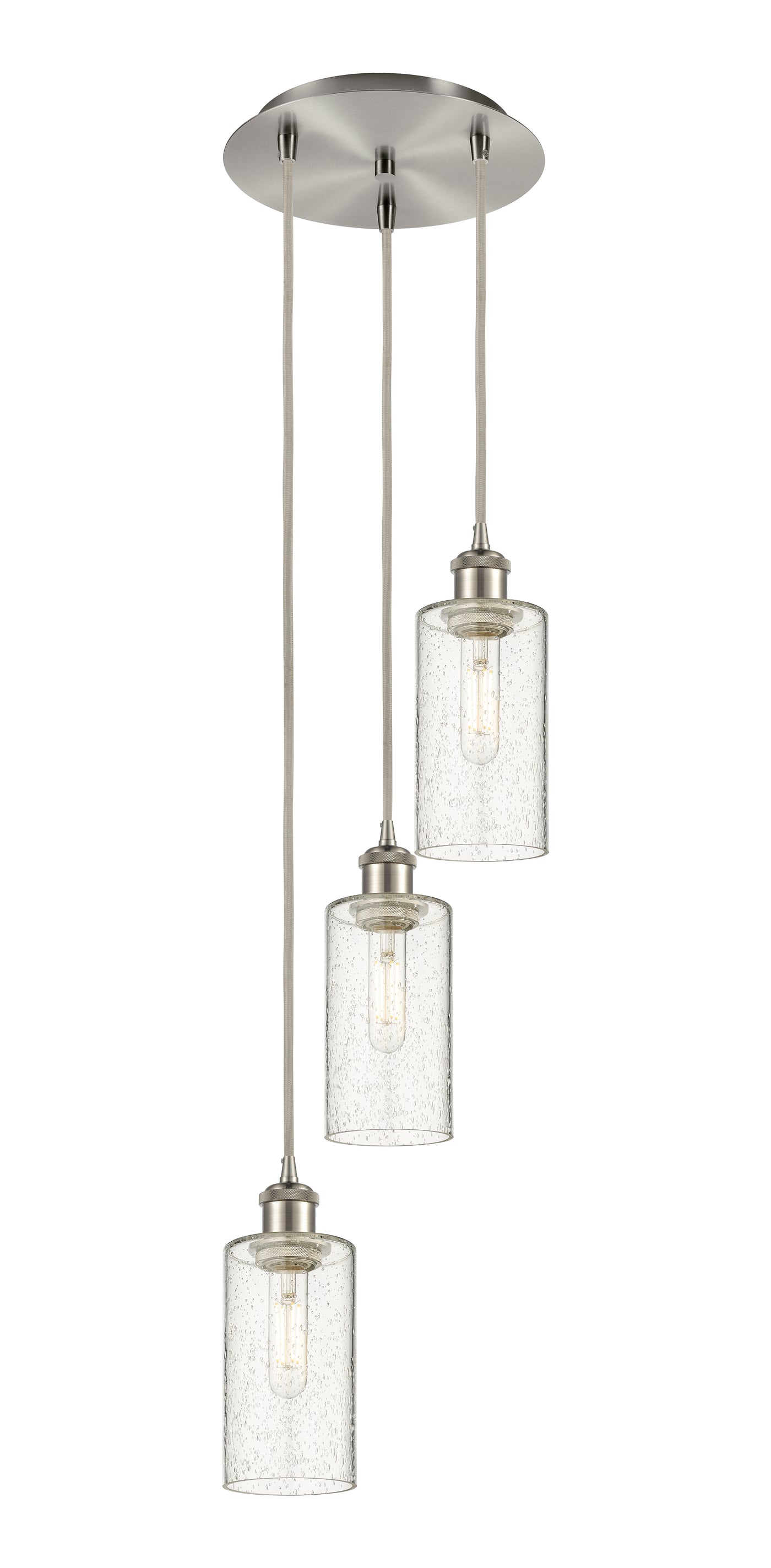 Downtown Urban Multi Pendant Brushed Brass