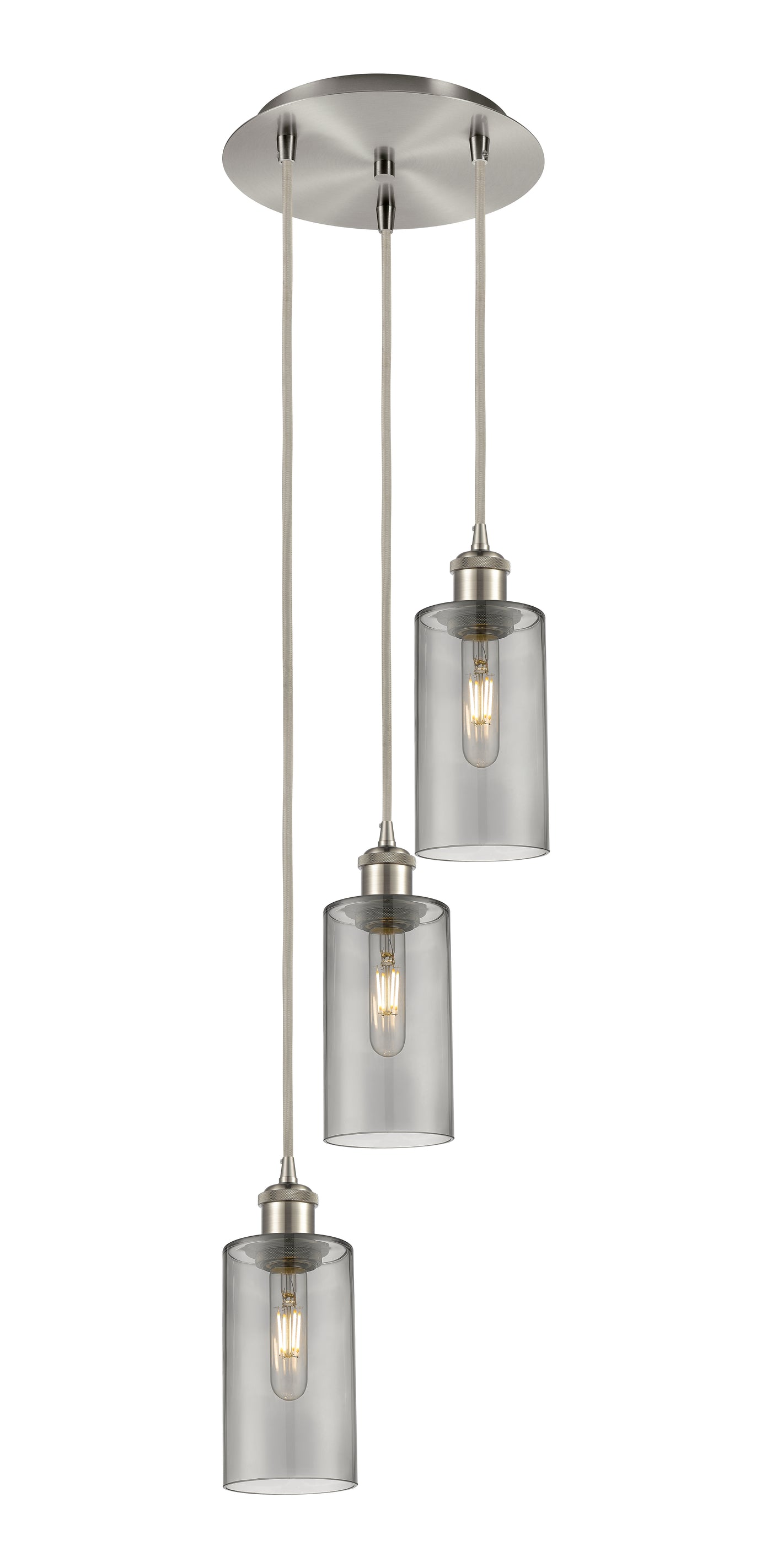 Downtown Urban Multi Pendant Brushed Brass