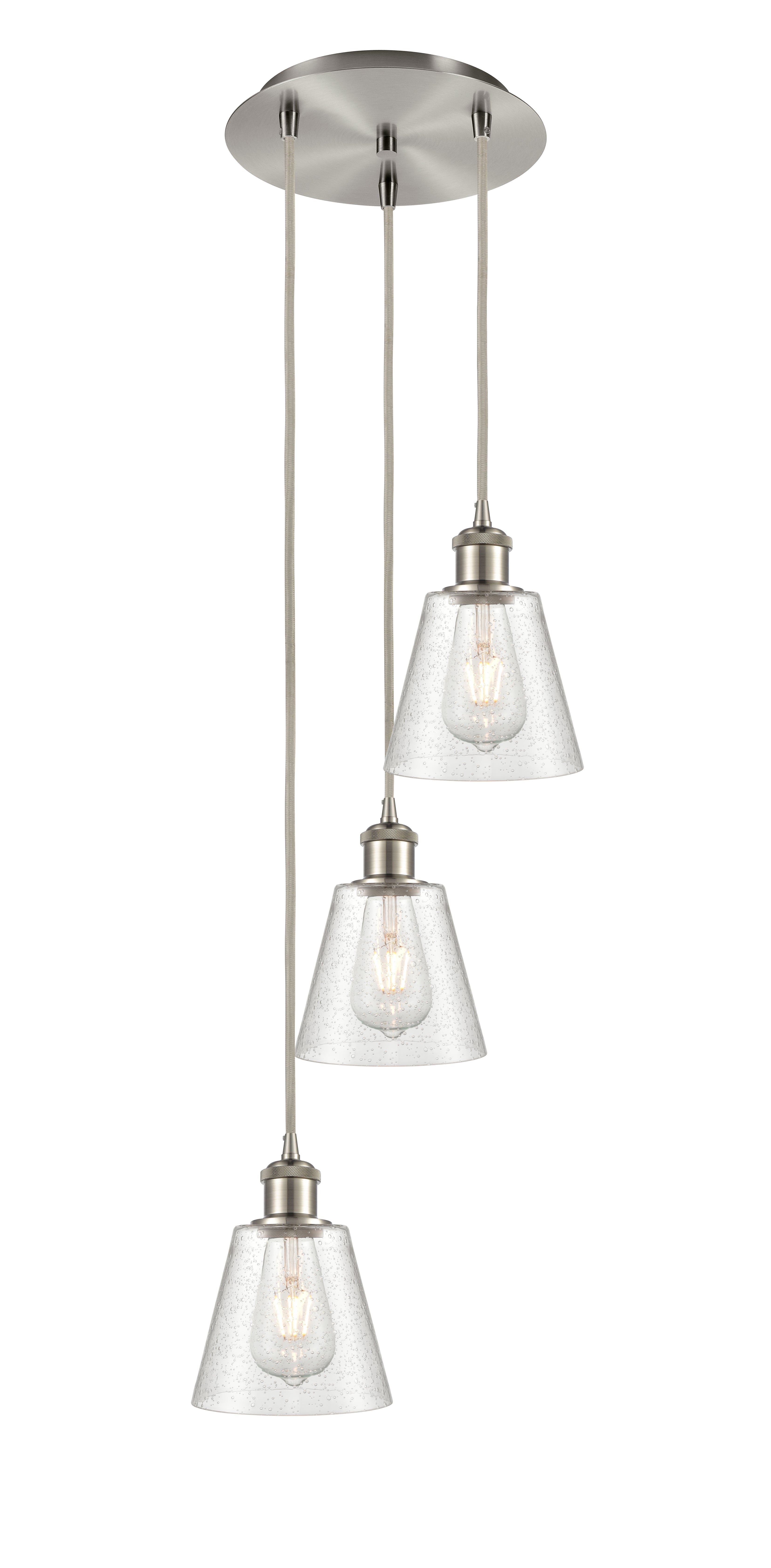 Ballston Multi Pendant Antique Brass Finish